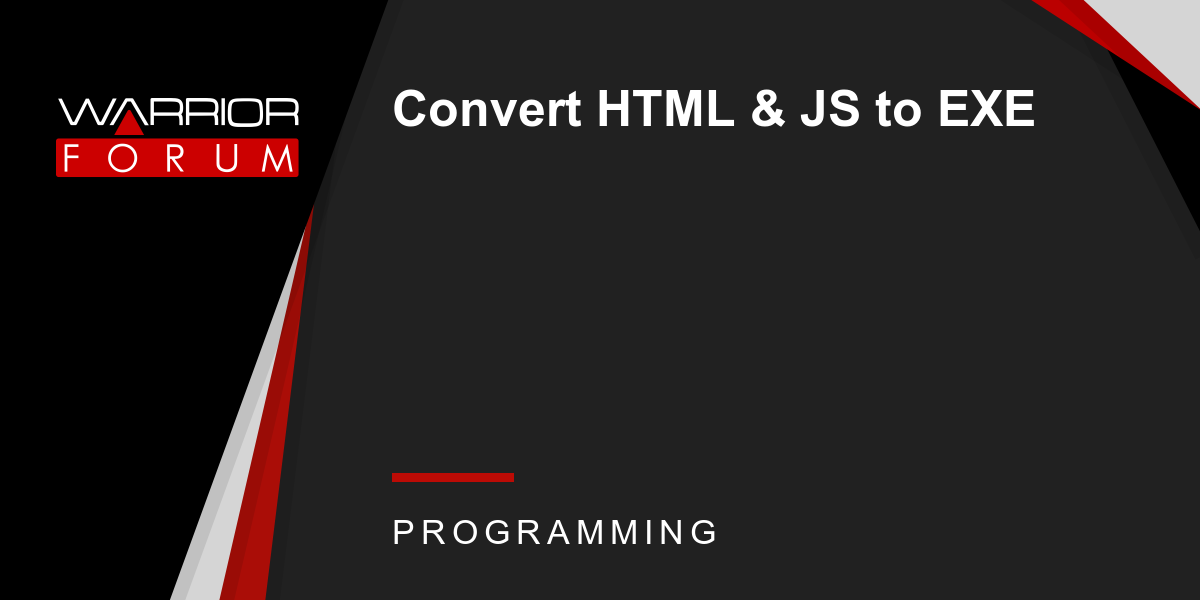 convert html to exe