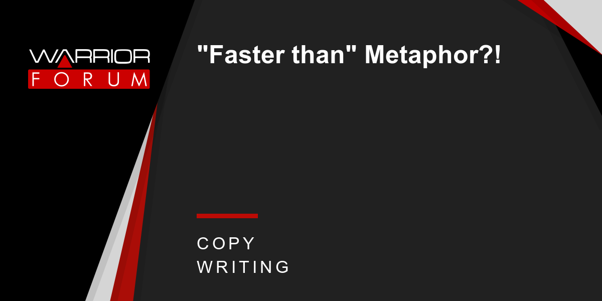 Metaphor for fast