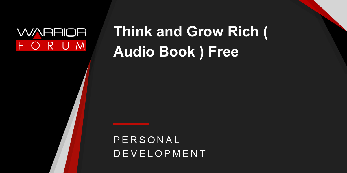 think and grow rich book free