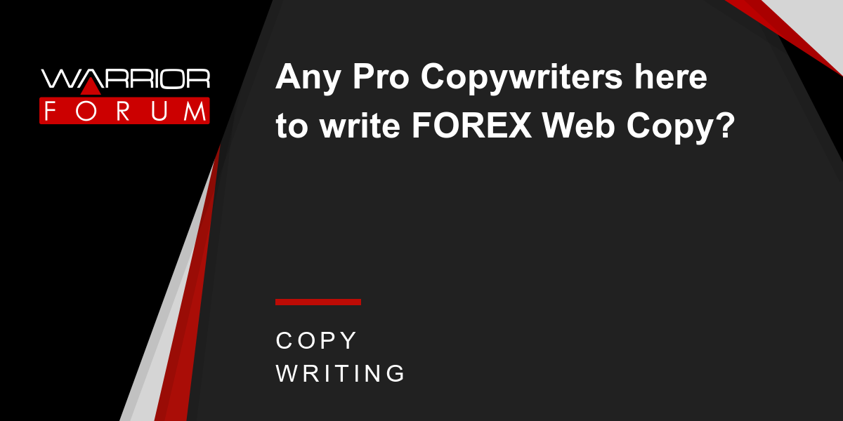 copywriter on forex