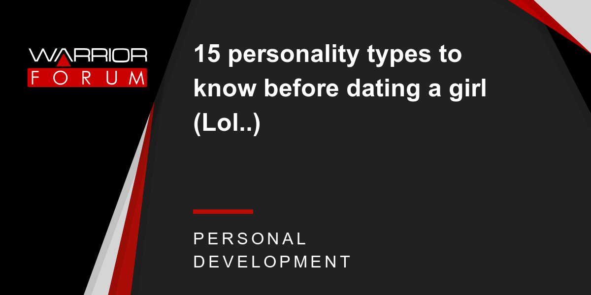 Dating site for personality types